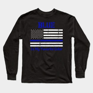 This Blue Line Police Long Sleeve T-Shirt